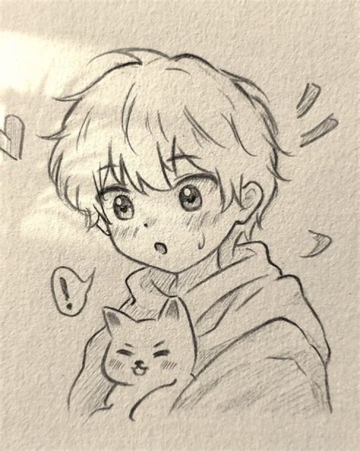 10 Cute Anime Guys Easy Anime Drawing Ideas for Beginners in 2020