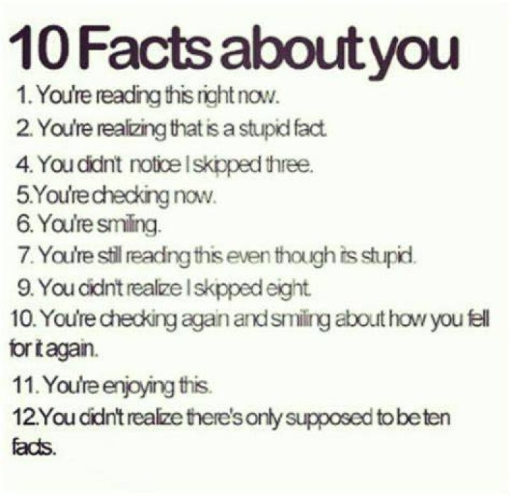 10 Facts About Yourself