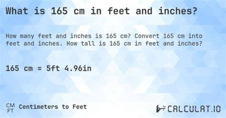 165 cm in feet? Convert 165 cm into feet? QnA Explained YouTube