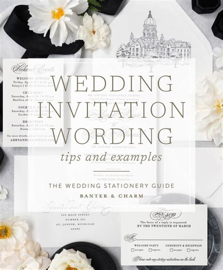 20 Popular Wedding Invitation Wording & DIY Templates Ideas