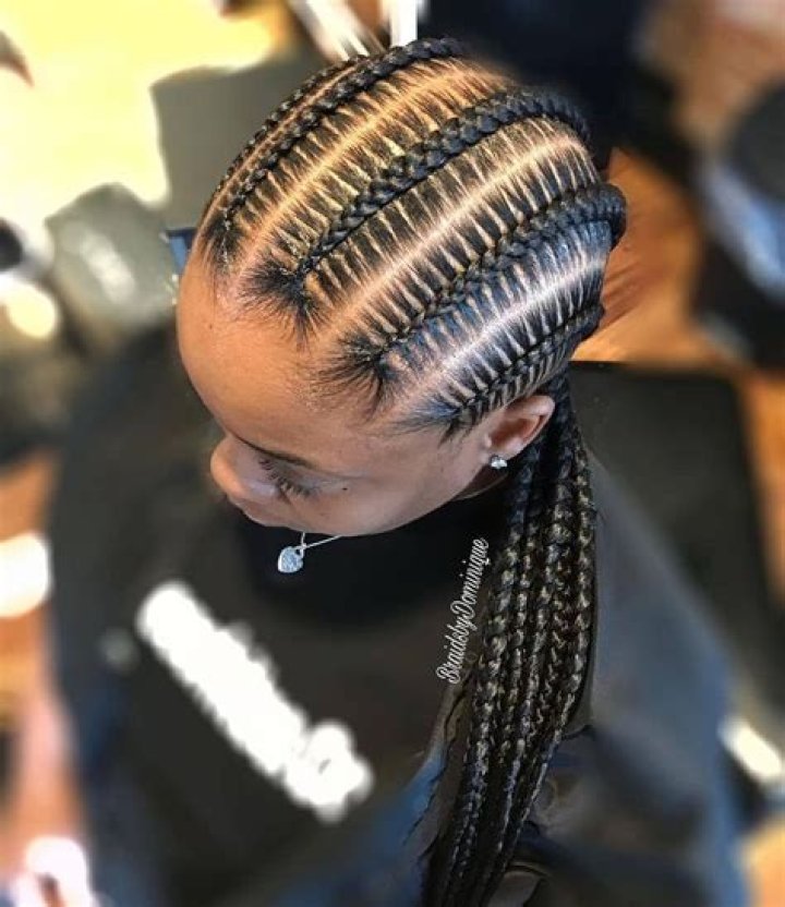 35 Beautiful Cornrow AllBack Styles For 2024 ThriveNaija All back