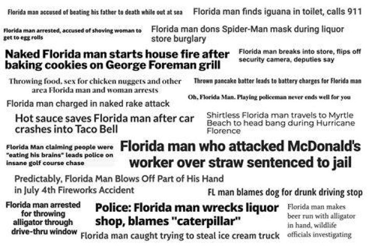 [44+] Funniest Florida Man Headlines 2019