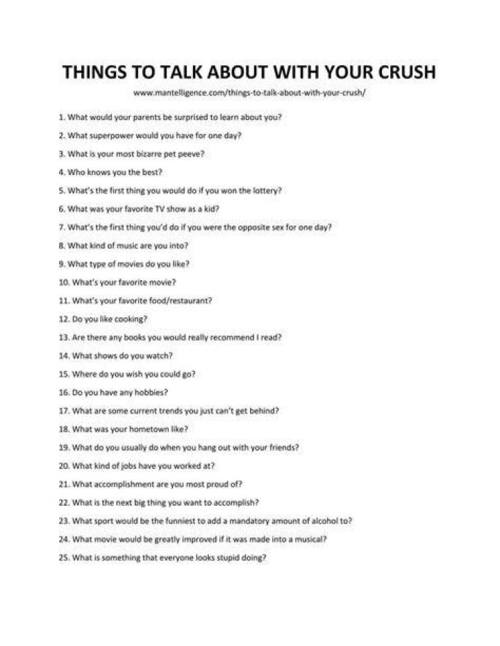 55 Things To Talk About With Your Crush Spark a connection! (2022)