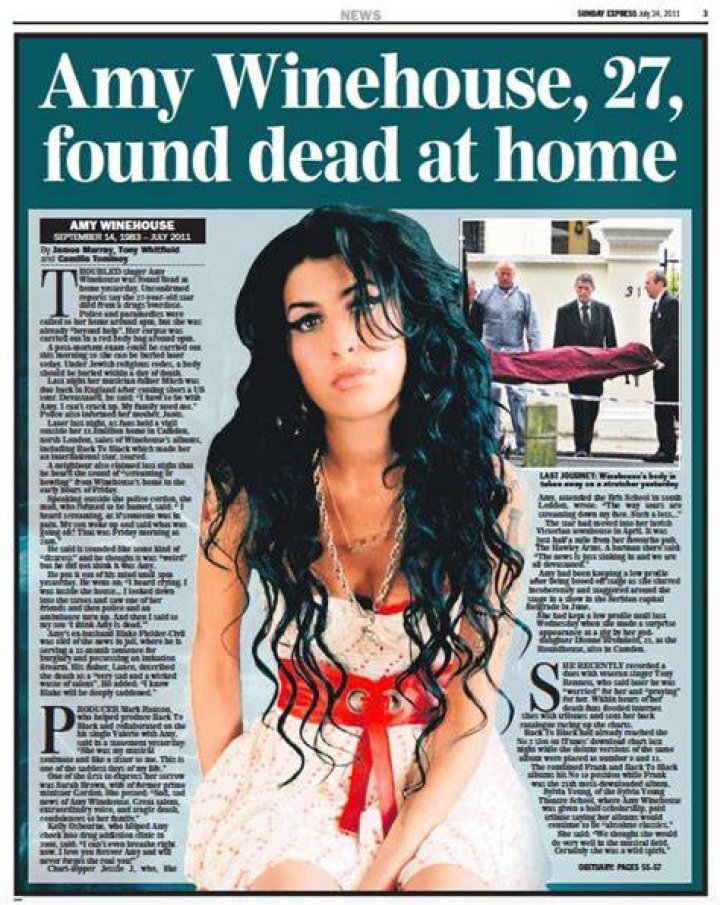 Amy Winehouse, dead at 27 &mdash; Profiles and reviews from the Post archives