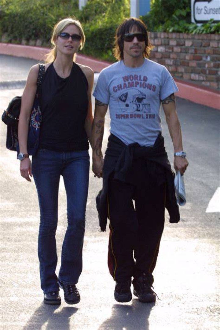 Anthony Kiedis and Heidi Klum dated celeb couples of the