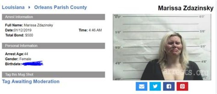 Ask Molly Golightly aka Marissa Lynn Zdazinsky ARRESTED in New Orleans