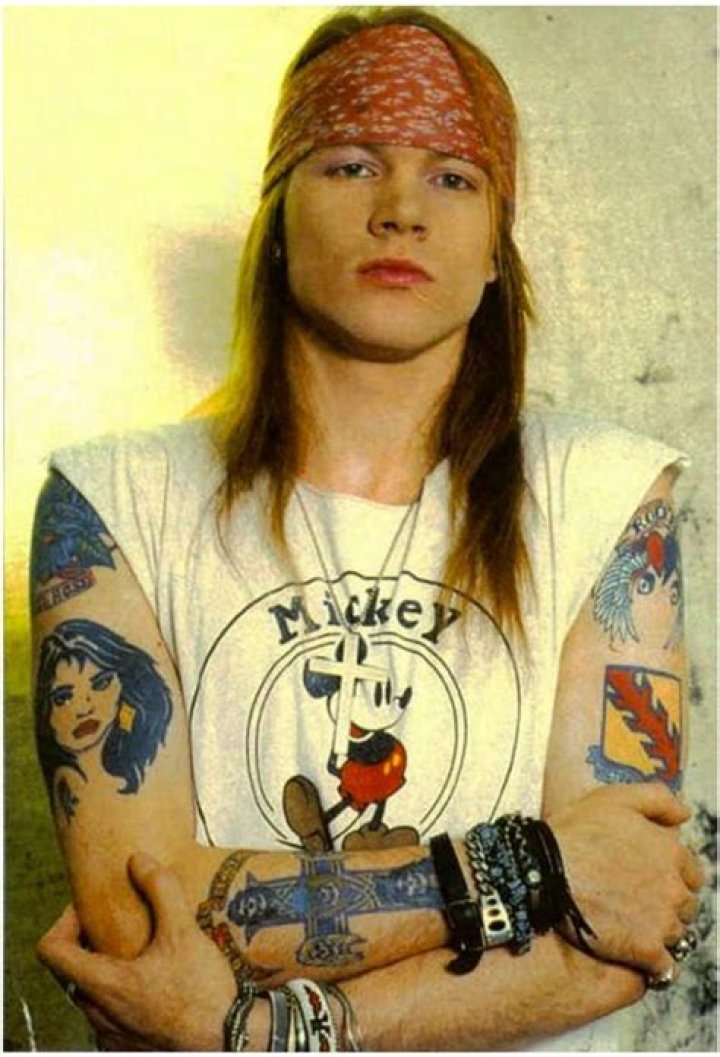 Axl Rose Tattoos Handmade Replica Custom Order Etsy in 2021 Axl