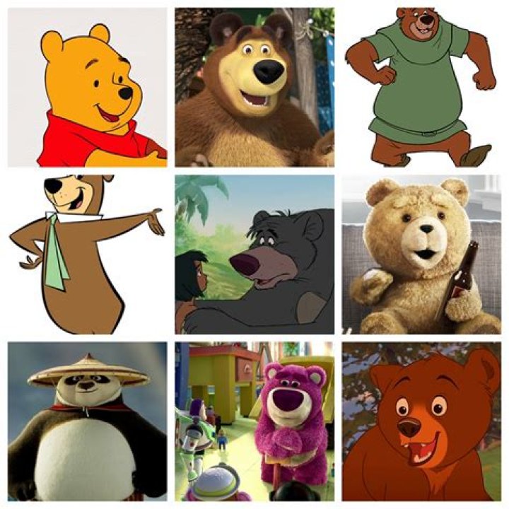 Bear Cartoon Characters Names Famous Cartoon Bears Names Bodaypwasuya