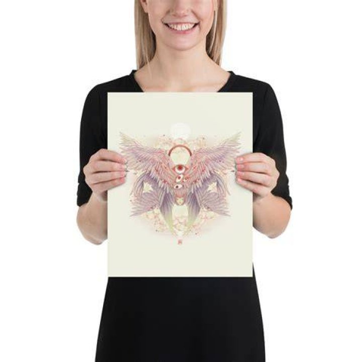 Biblically Accurate Angel, Seraph, Matte Art Print Poster CellsDividing