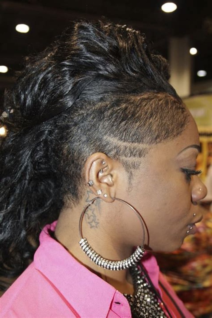 Black Weave Mohawk Style Black Hairstyles