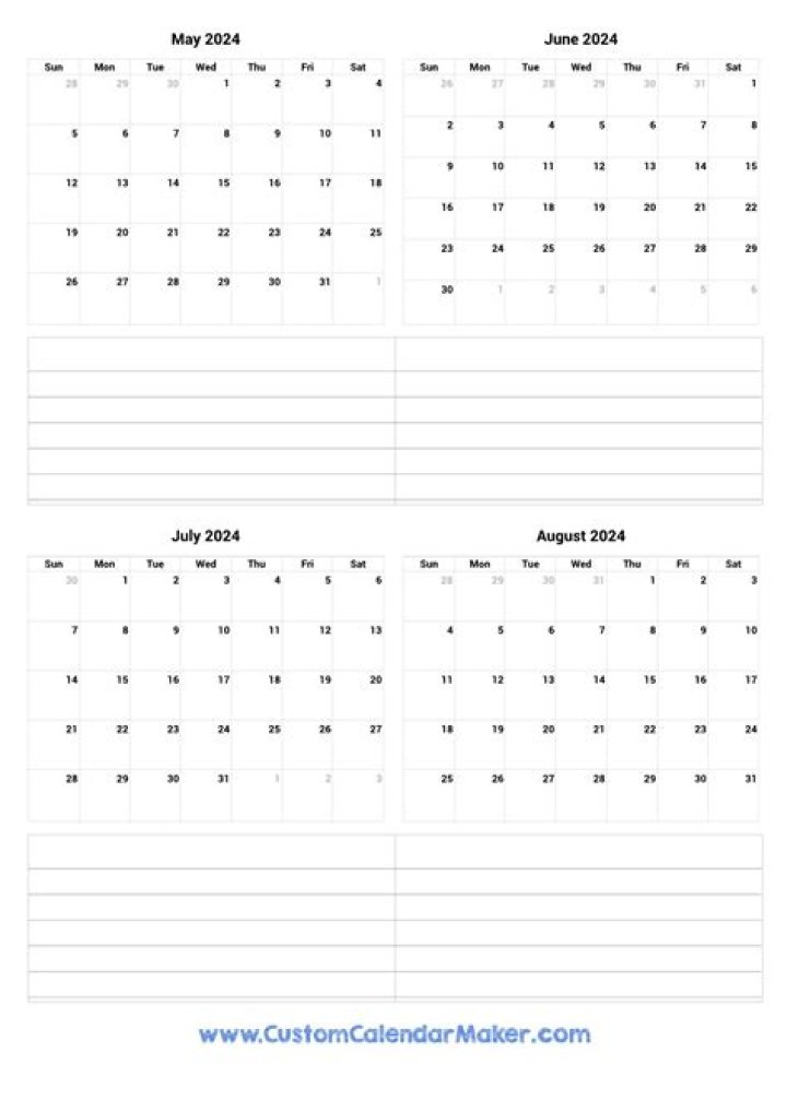 Calendar 2024 August 2024 Alida Barbara