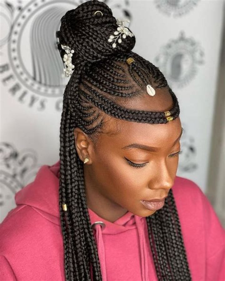 Creative Fulani Braids With Intricate Designs
