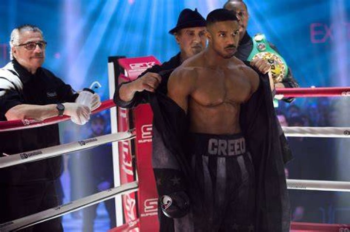 Creed w/ Michael B. Jordan & Tessa Thompson=sappy relationship that