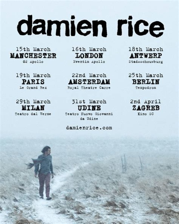 Damien Rice Tickets Tour Dates & Events 2024 / 2025