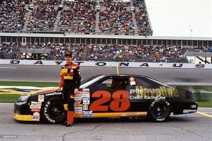 Davey Allison's rookie car put on display at the NASCAR Hall of Fame