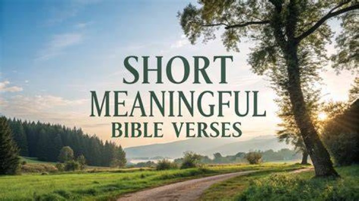 Essential Short Bible Verses: Concise And Meaningful