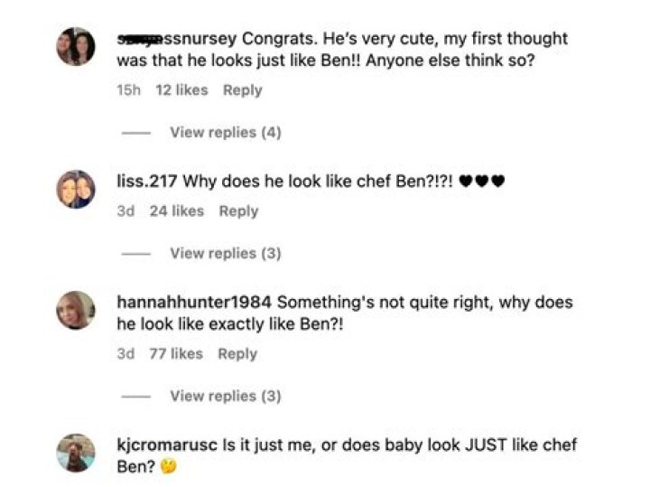 Fact Check Is chef Ben Robinson father of Kate Chastain's newborn