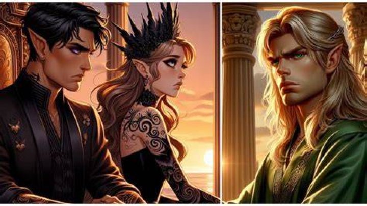 Feyre and Tamlin at the Calanmai Rosa com espinhos, Cortes, 1