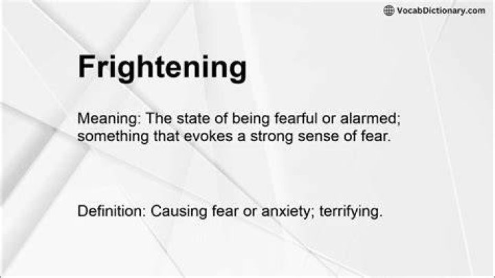 Frightening Meaning YouTube