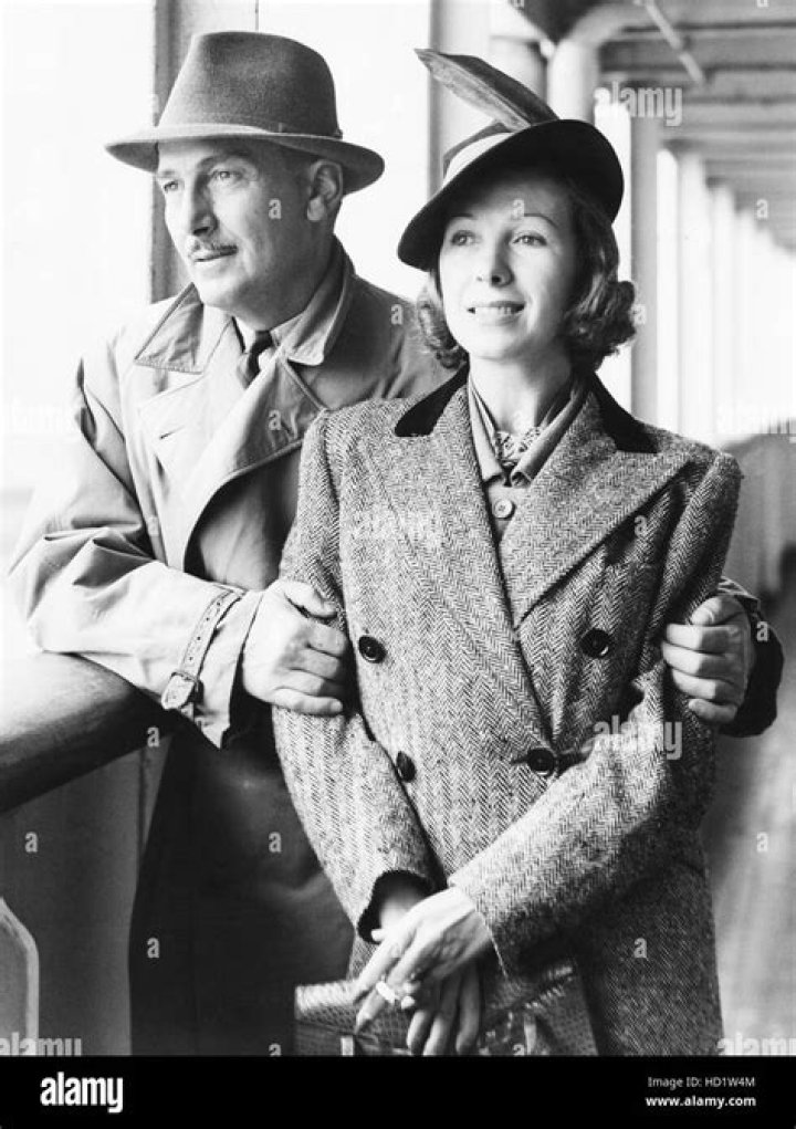From left Paul Lukas and his wife, Gizella Benes Lukas, arriving in
