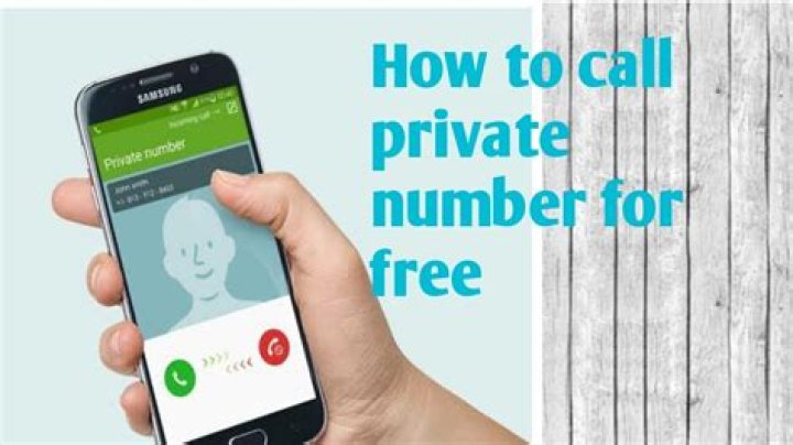 How to Call Private number on iPhone Call Private number on android