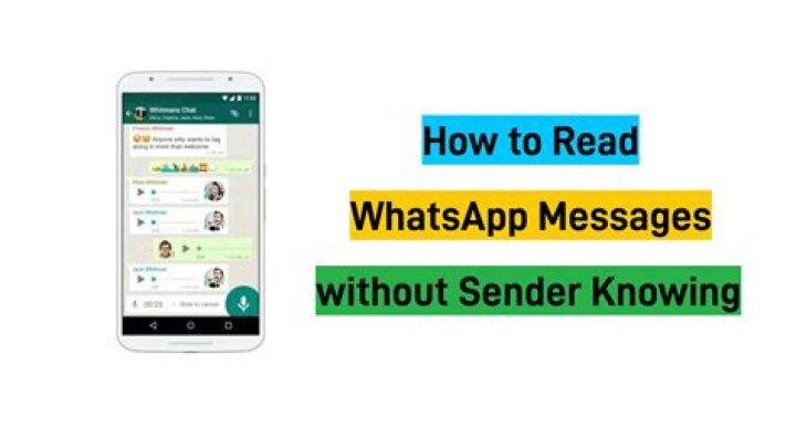 How to Read WhatsApp Messages without Opening 2024 Guide