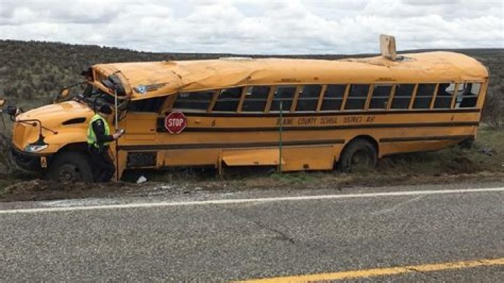 Idaho school bus driver charged following crash that injured 12 students