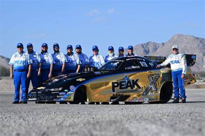 John Force and Peak debut specialty 50th anniversary livery in Las
