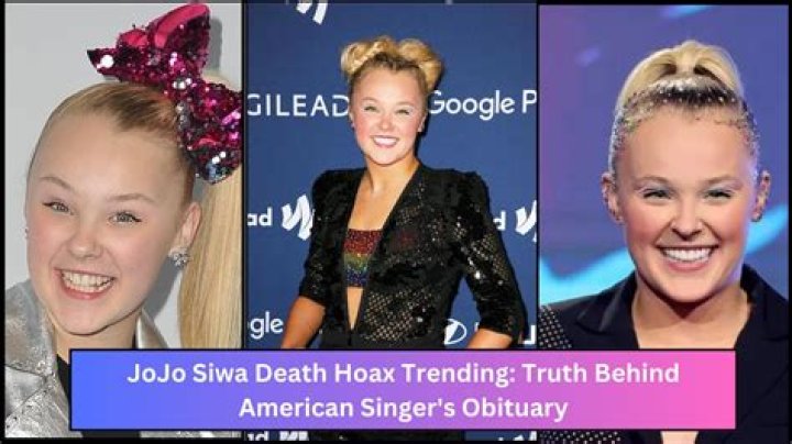 JoJo Siwa Death Cause And Obituary American Singer Death Hoax