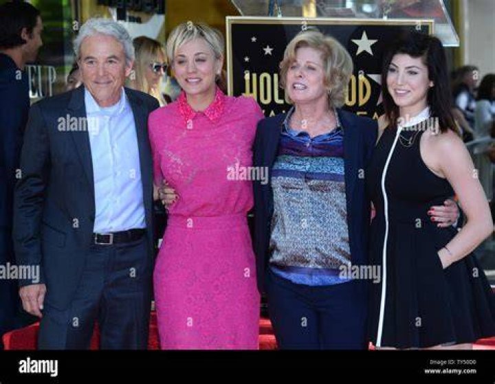 Kaley Cuoco with her father, Gary Television Academy
