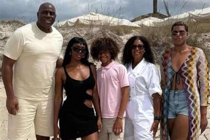 Magic Johnson and His Family &mdash; Including Son EJ &mdash; Hit the Red Carpet