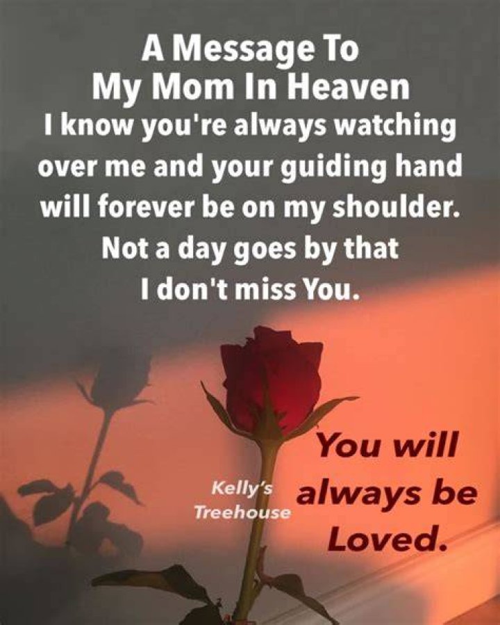 Message To My Mom In Heaven Pictures, Photos, and Images for Facebook