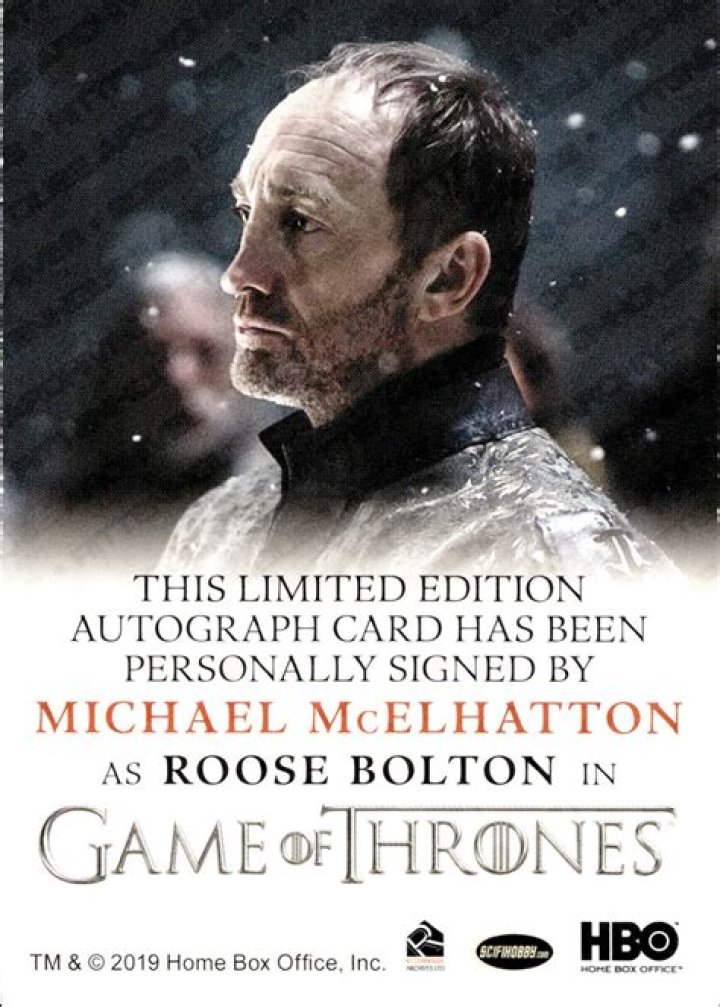 Michael McElhatton as Roose Bolton Bolton game of thrones, Michael