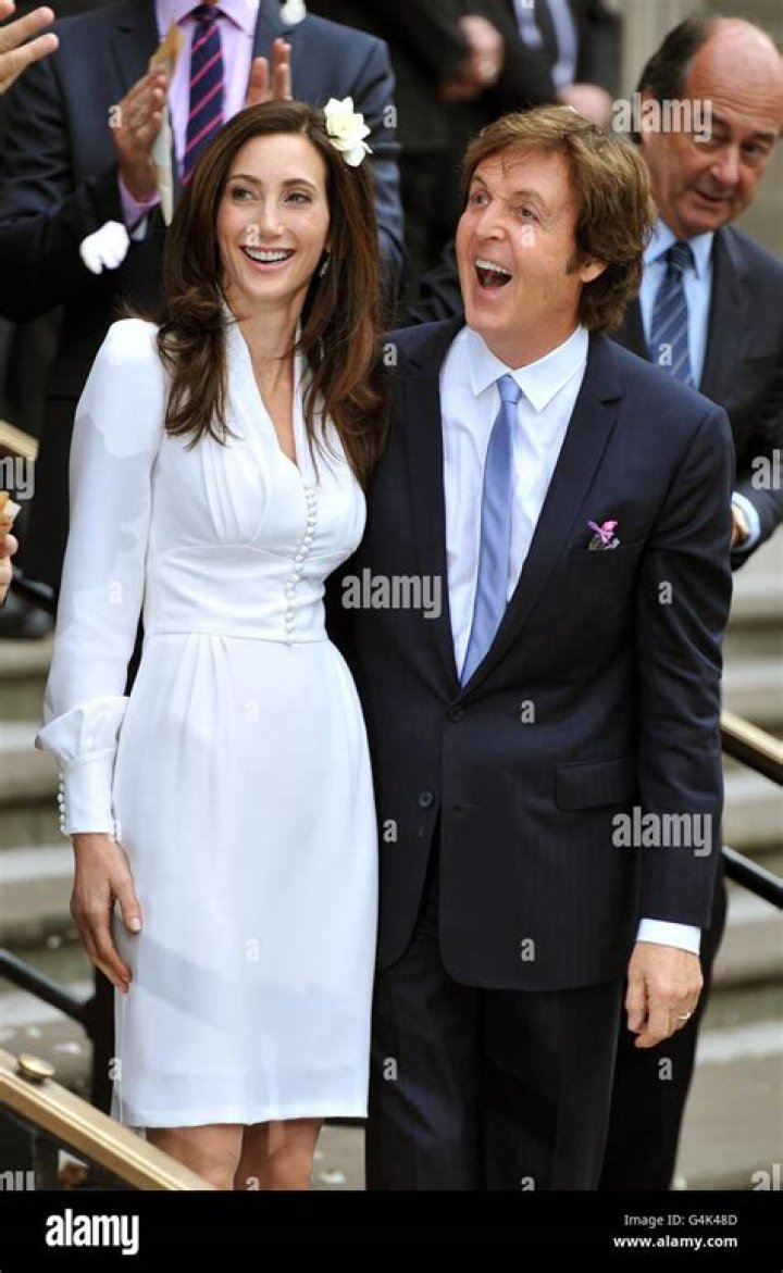 Paul McCartney and Nancy Shevell in St. Barts 2015 POPSUGAR Celebrity