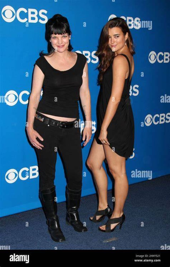 Pauley Perrette and Cote de Pablo Stock Editorial Photo &copy; s_bukley
