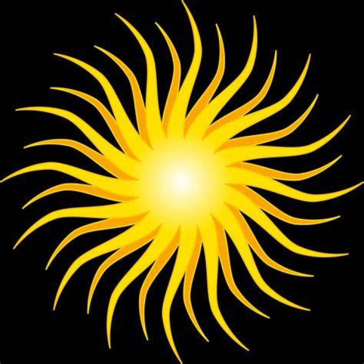 Radiant Sun Graphic &middot; Creative Fabrica