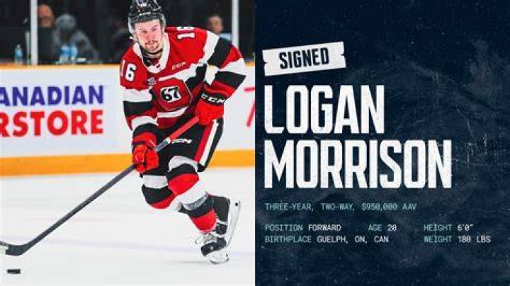 Seattle Kraken sign Logan Morrison to entrylevel contract Daily Faceoff