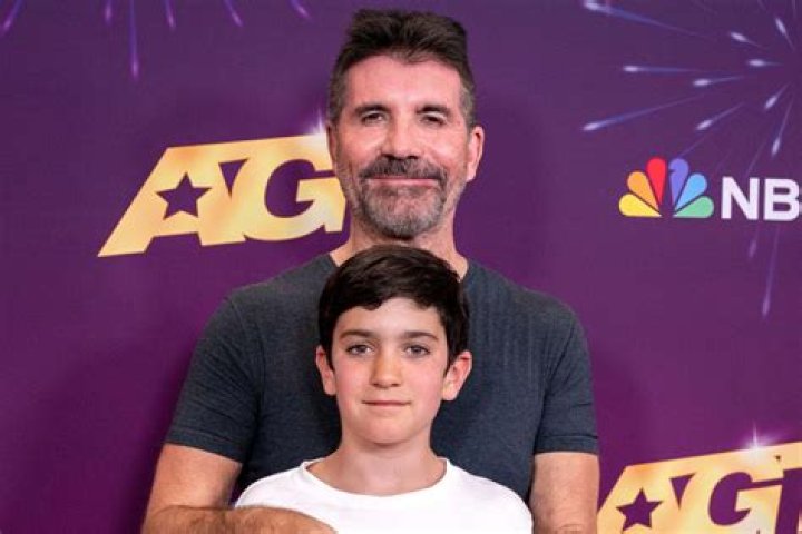 Simon Cowell and Son Eric at 'America's Got Talent' Finale Photo in