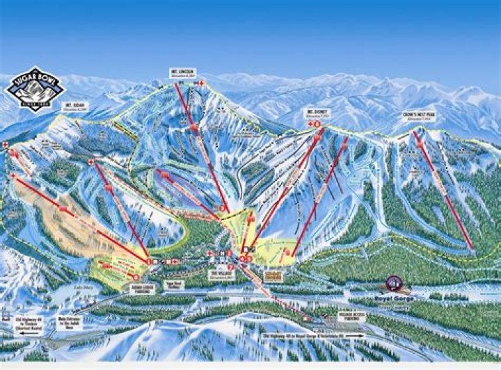 Sugar Bowl Ski Resort Guide, Location Map & Sugar Bowl ski holiday