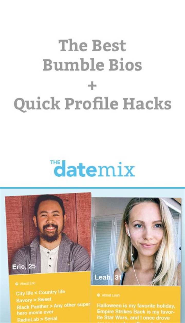 The Best Bumble Bios and Quick Profile Hacks That You Can Try