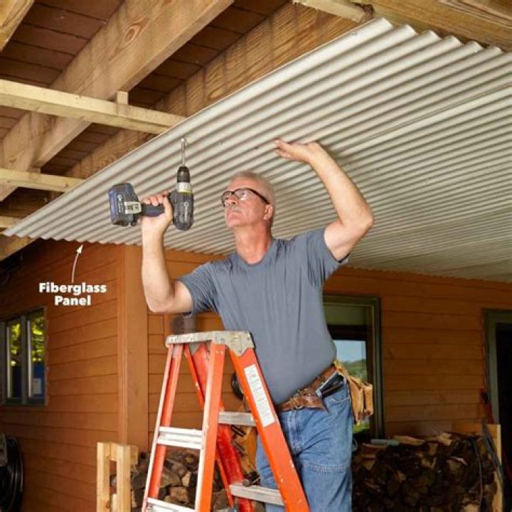 under deck roof screw the panels to the purlins in 2020 Under deck