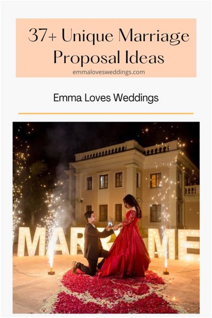 Unique And Captivating Marriage Proposal Words